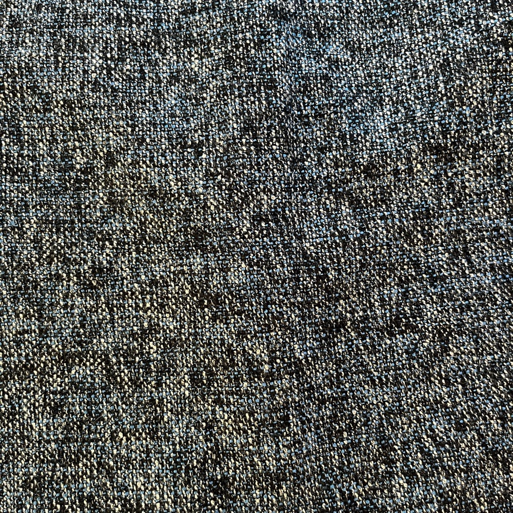 LOFT outlet tweed A-line skirt blue black white professional career workwear 8 - Picture 2 of 4